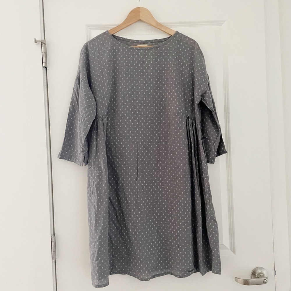 Bsbee Lagenlook Ditsy Floral Cotton Shift Dress Cottagecore